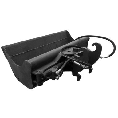 Hydraulische kantelbak voor minigraver
